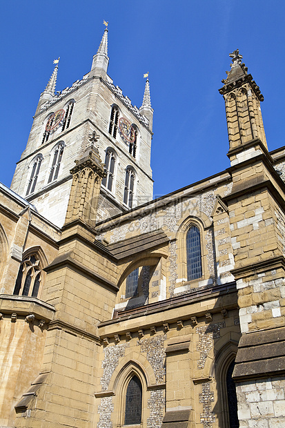 伦敦南武克大教堂教会地标城市观光景点历史性建筑学崇拜历史建筑图片