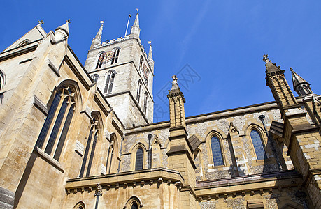 伦敦南武克大教堂历史地标旅游大教堂景点宗教城市崇拜观光建筑图片