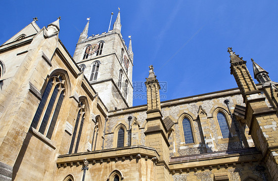伦敦南武克大教堂历史地标旅游大教堂景点宗教城市崇拜观光建筑图片