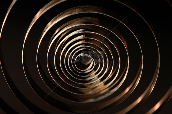 螺旋背景金属阴影圆圈戒指商业概念性机械力量图片
