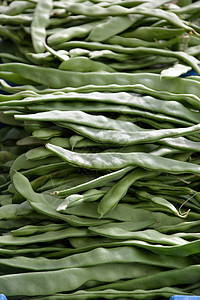 豆子植物背景市场细绳绿色素食食物扁豆收成豆类图片