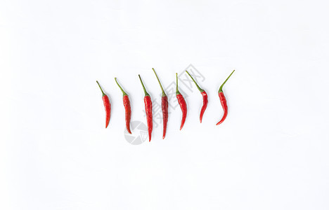 白上孤立的胡椒蔬菜辣椒厨房宏观植物香料香肠工作室辣椒素文化图片