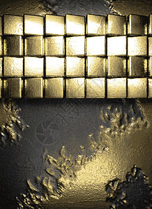 金金混凝土背景反射插图装饰艺术石头风格金子抛光奢华金属图片