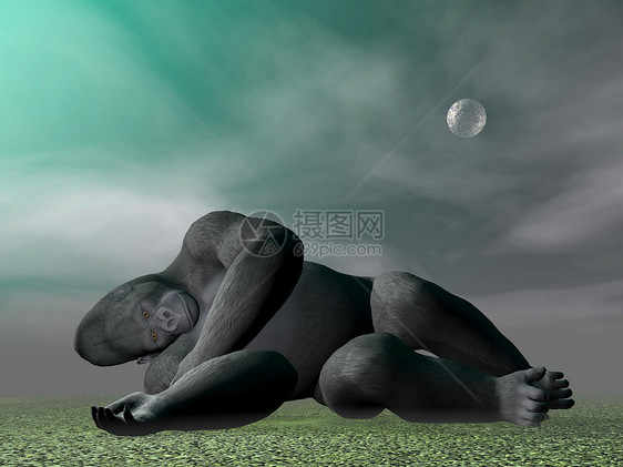 死大猩猩 - 三维造图片