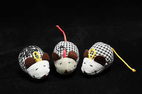 玩具滑鼠幸福手工棕色抹布棉布快乐仓鼠组织羊毛黑色图片