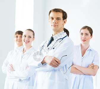 医生小组诊所护士男性团队临床工作团体药品男生工人图片