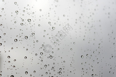 降雨液体天气团体反射水滴雨滴玻璃灰色窗户高清图片