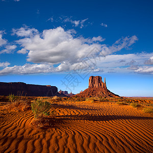 西米滕 Butte Utah公园地标石头地质学国家编队旅行地平线橙子天空手套图片