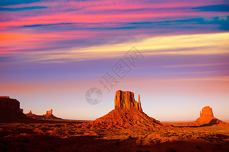 西米滕谷和梅里克 Butte日落地标干旱蓝色公园纪念碑编队石头旅行橙子沙漠图片