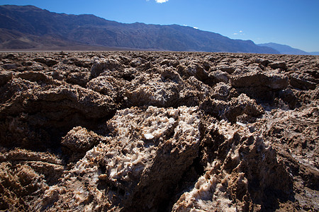 死亡谷盐粘土形成层 高尔夫球场干旱环境国家天空死亡土壤石头岩石地质学开发者图片