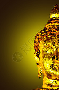 古老的佛佛祖面孔泰国历史旅游冥想绘画旅行佛教徒雕塑艺术石头文化图片