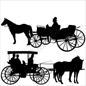 轮轮式运输剪贴车辆旅游司机马具骑马插图车轮游客草图图片