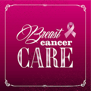 乳癌认知丝带陈年框架标语EPS10档案图片