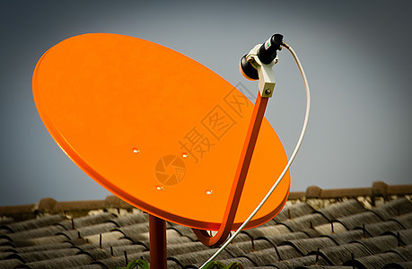 卫星信号波接收器Dish用于电视通讯收音机插图播送电讯接待海浪蓝色科学天文学图片