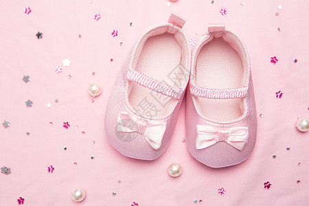 女孩的婴儿鞋图片