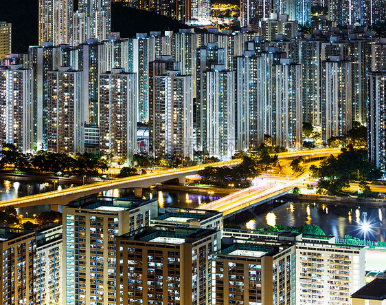 香港市风景市中心居所住房建筑公寓城市住宅房屋民众景观图片