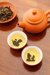 中华茶工夫草本功夫陶器文化茶碗饮料叶子茶壶草本植物图片