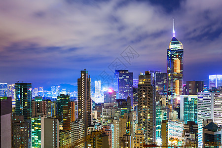 香港天线场景背景景观市中心城市地标旅行夜景假期经济图片