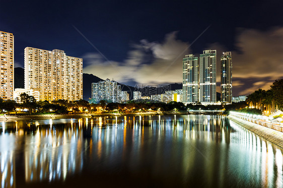 香港的住宅楼群建设城市中心住房市中心民众居所建筑房屋景观公寓图片