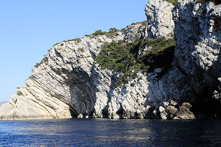 科纳提群岛汽艇假期旅行群岛斑点国家岩石小岛渠道牧歌图片