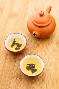 中华茶木头陶器飞碟茶壶食物草本植物竹子功夫杯子饮料图片
