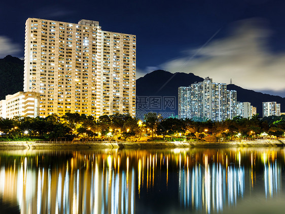 香港的住宅区住宅民众住房城市天际居所公寓房屋市中心景观图片