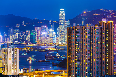 香港的住宅楼群建设景观民众住房建筑公寓城市房屋居所图片