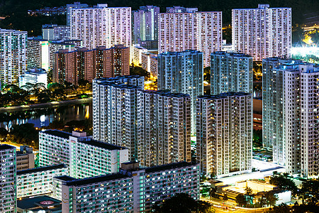 香港的住宅楼群建设住房市中心建筑城市民众房屋景观公寓居所图片