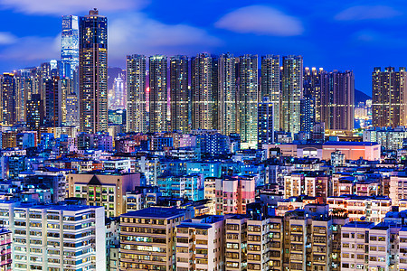 香港的公寓楼大楼住宅房屋天际建筑居所住房民众图片