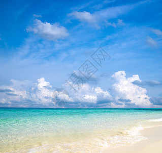 热带海洋阳光太阳旅行天堂海浪海景天空假期晴天支撑图片