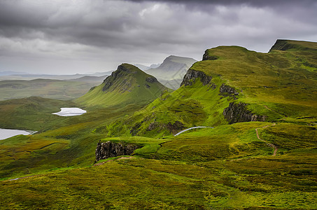 苏格兰高空的奇观山风景(Scottishhi)图片