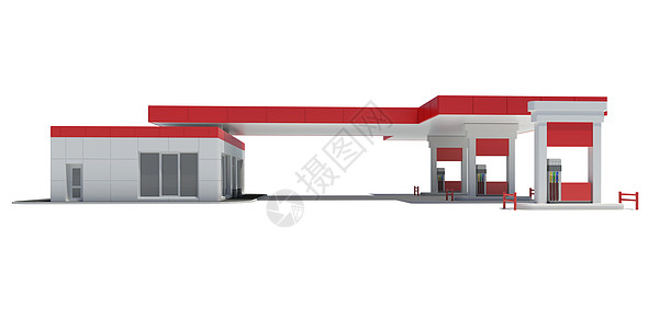 燃气站水平红色化石商业气体空白运输汽油建筑燃油图片