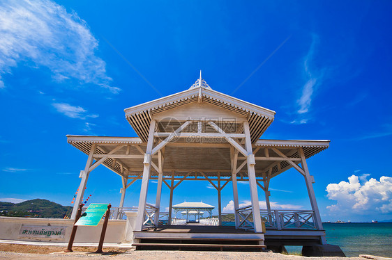 水边小馆假期海洋游客建筑学海滩港口海景码头吸引力木头图片