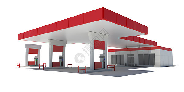 燃气站加油站水平空白燃油气体软管石油柴油机商业红色图片
