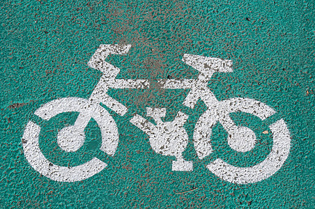 小自行车运动警告线条运输速度安全车辆沥青车道地面图片