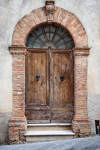 意大利旧的优雅门雕刻复古房子橙子建筑学金属出口装饰品风格锁孔图片