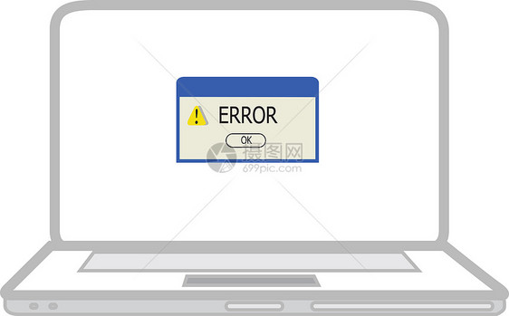 错误灰色检测键盘密码帮助保护入口窗户白色笔记本图片