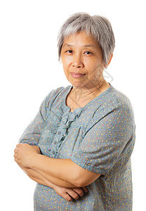 亚洲年老妇女肖像男人老年白色老太婆老人退休女人图片
