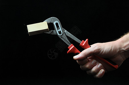 钳子和手金属技术电工工人工作修理工剪裁手套塑料乐器图片