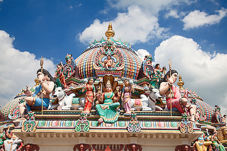 印度教寺庙历史性雕塑偶像文化神社地标旅游宗教建筑上帝图片