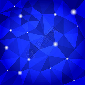蓝色抽象三角形背景背景图片
