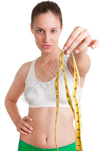 饮食臀部美丽尺寸腰部减肥曲线肥胖腰围损失训练图片