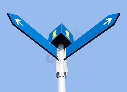 方向路标标志空白指标概念盘子蓝色导航药片街道天空邮政木板图片