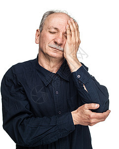 老年男子疼痛挫折疾病痛苦生活医疗男性担忧男人伤害图片