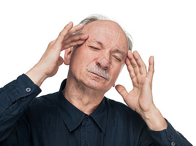 老年男子压力疾病白色情绪化伤害男人男性医疗挫折痛苦图片