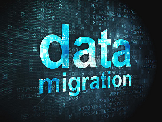 信息概念 数字背景上的数据迁移代码展示硬件加工中心网络备份移民互联网技术图片