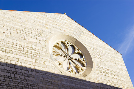在克罗地亚 欧洲的扎达尔市中心的教堂图片