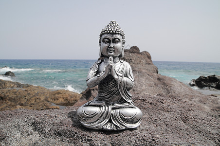 佛像雕像上帝沙漠支撑假期海滩岩石雕塑寺庙塑像沉思图片