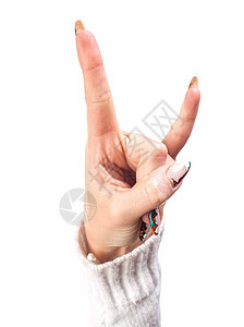 手胜利标志手臂表决女性自由协议手势手指成功白色运气图片
