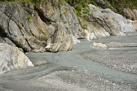 Taroko国家公园小径自然环境地标山沟森林旅游旅行石头风景目的地图片